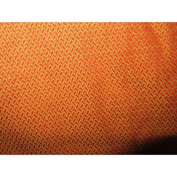 Paul Smith Vibrant Orange Italian Cotton Chevron Long Sleeve Button Up Shirt L - Picture 6 of 9